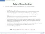 Beispiel Kostenfunktion - slide 1