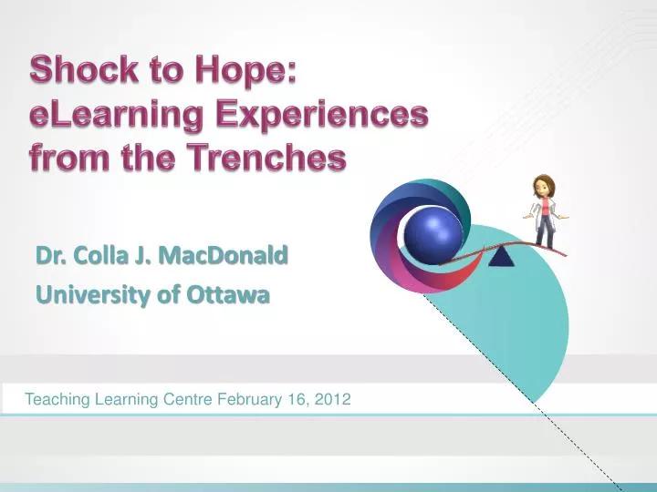 shock to hope elearning experiences from the trenches