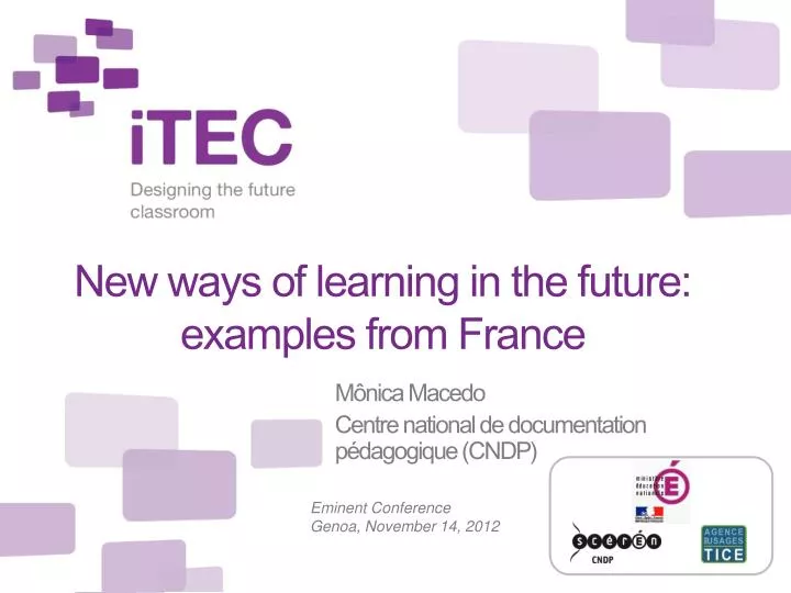 new ways of learning in the future examples from france