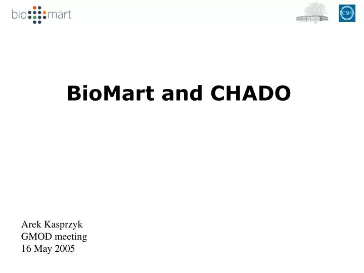 biomart and chado