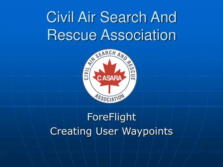 civil air search and rescue association