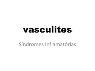 vasculites