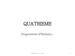 quatrieme