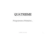 QUATRIEME - slide 1