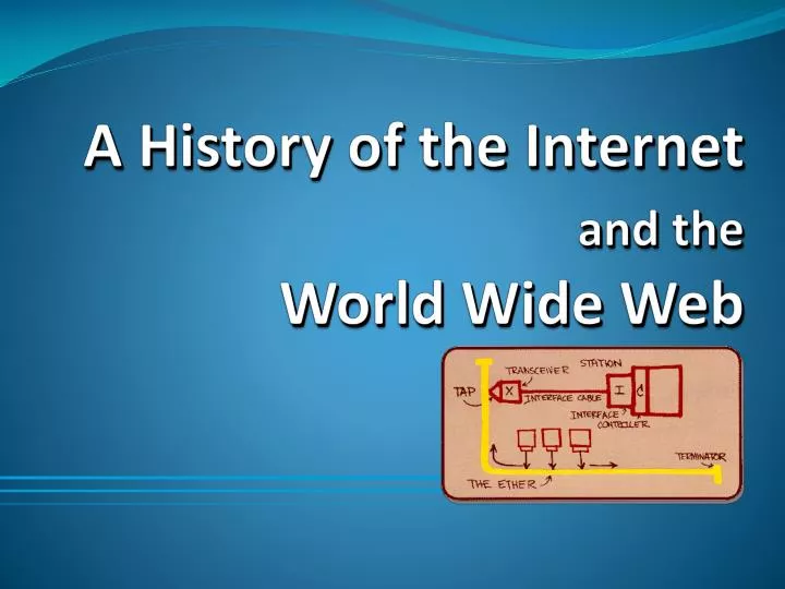 a history of the internet and the world wide web