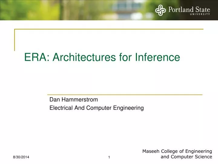 era architectures for inference