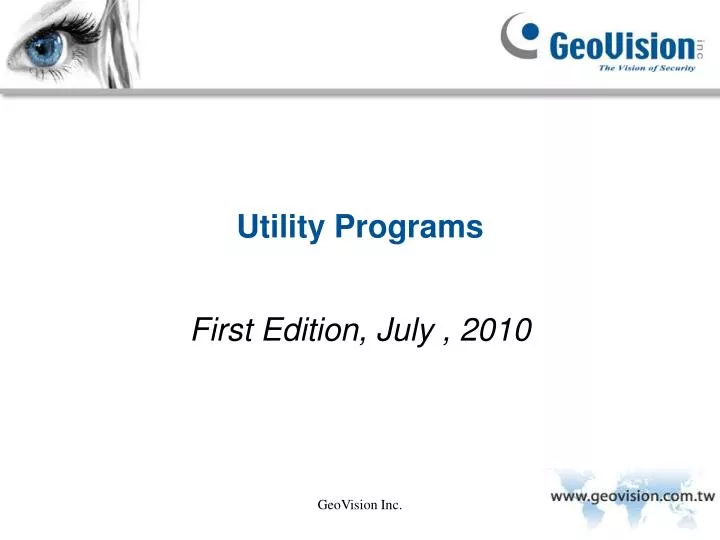 utility programs