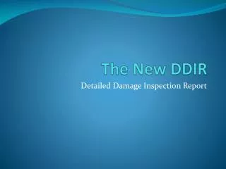 The New DDIR