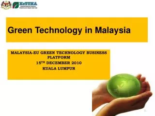 Green Technology in Malaysia