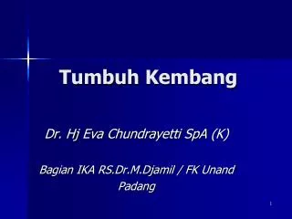 tumbuh kembang