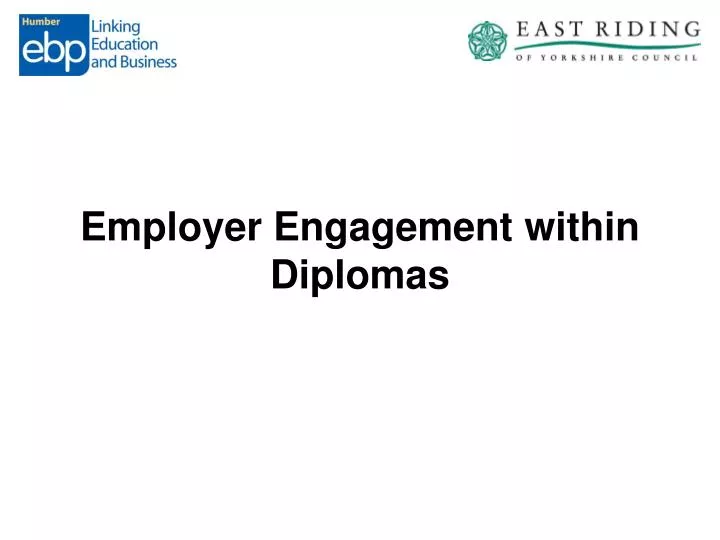 employer engagement within diplomas