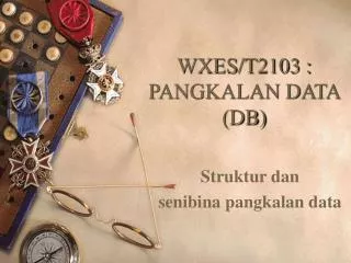 wxes t2103 pangkalan data db