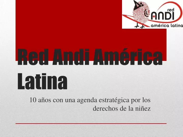 red andi am rica latina