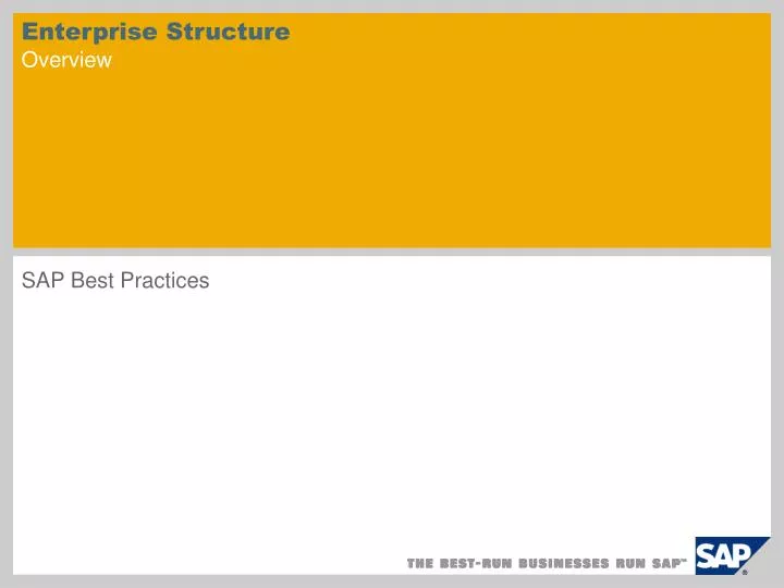enterprise structure overview