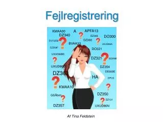 fejlregistrering