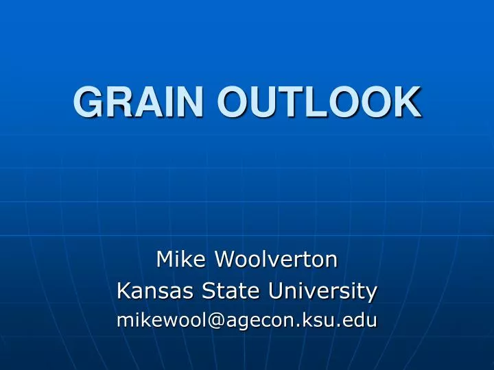 grain outlook
