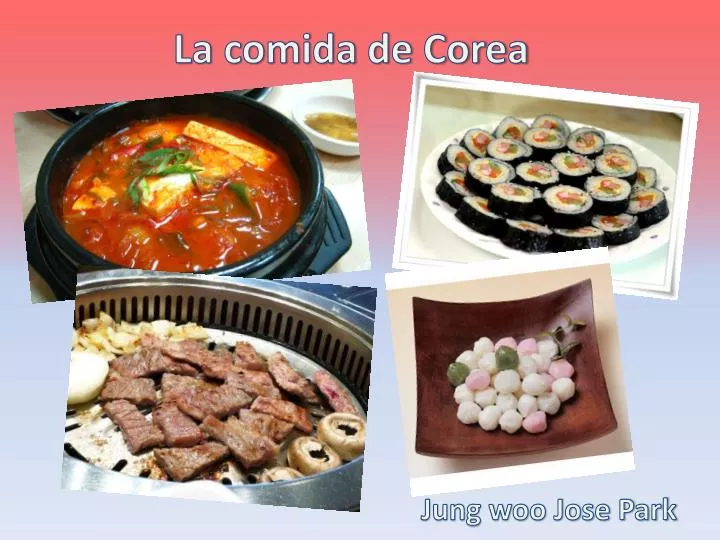 la comida de corea