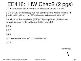 EE416: HW Chap2 (2 pgs)