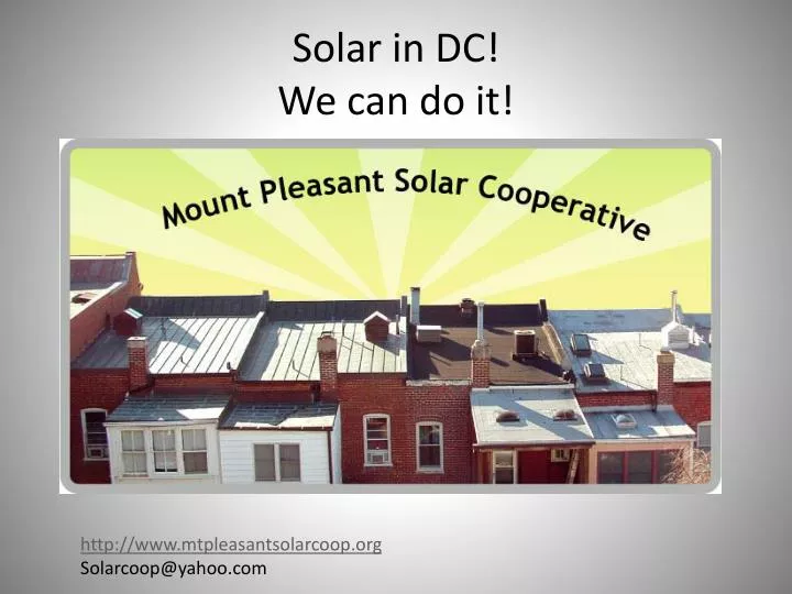 solar in dc we can do it