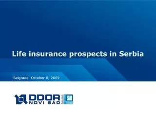 Life insurance prospects in Serbia