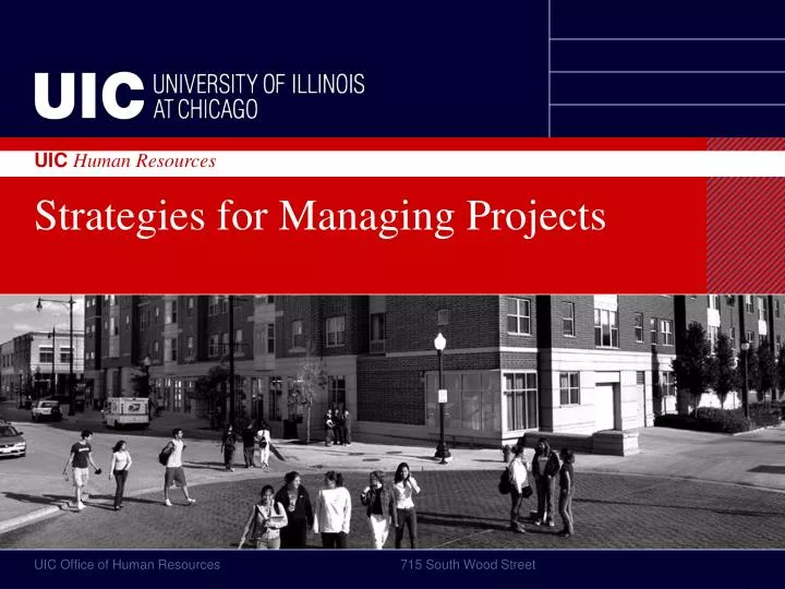 strategies for managing projects