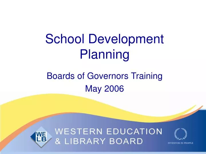 school development planning