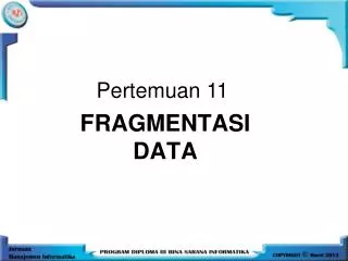 fragmentasi data