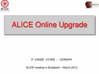ALICE Online Upgrade
