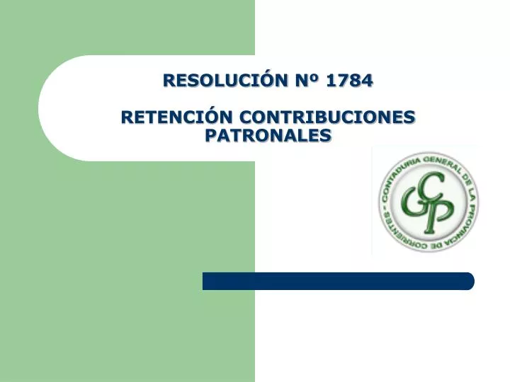 resoluci n n 1784 retenci n contribuciones patronales