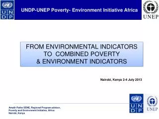 UNDP-UNEP Poverty- Environment Initiative Africa
