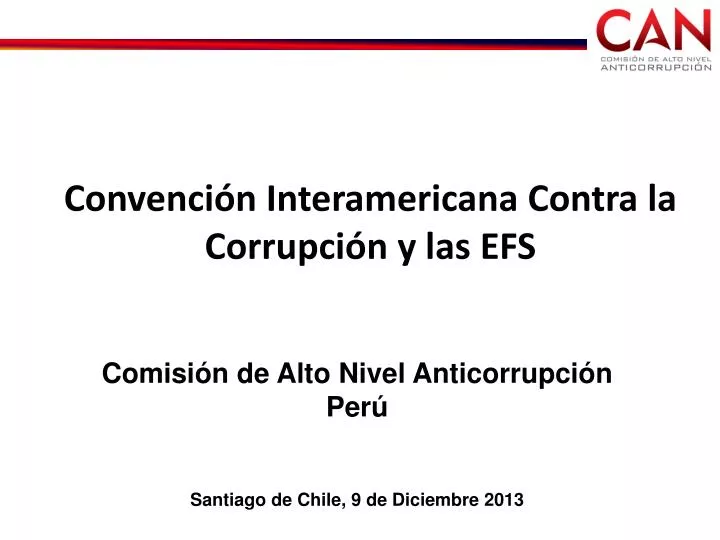 PPT Convención Interamericana Contra la Corrupción y las EFS PowerPoint Presentation ID