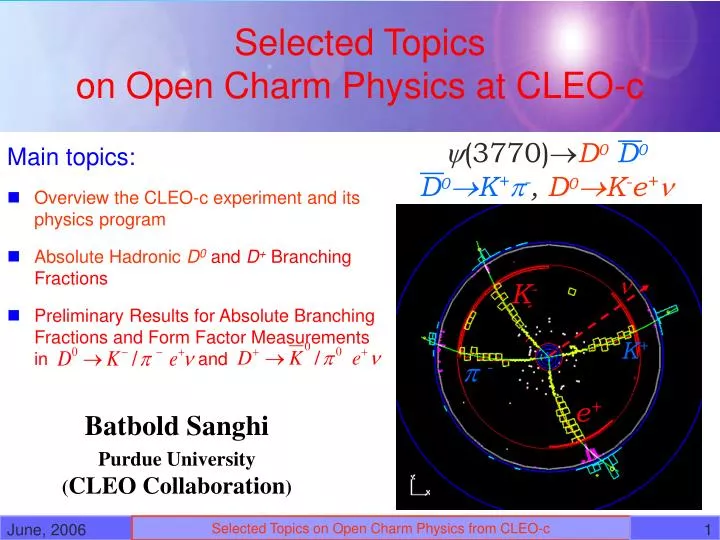 selected topics on open charm physics at cleo c
