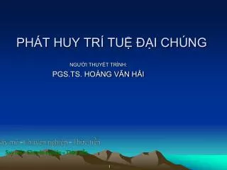 ph t huy tr tu i ch ng