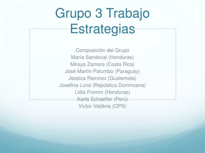 grupo 3 trabajo estrategias