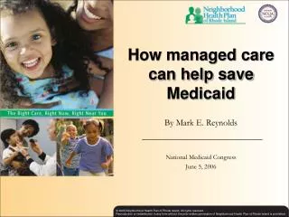 How managed care can help save Medicaid