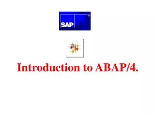 Introduction to ABAP/4.