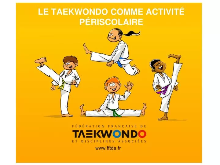 le taekwondo comme activit p riscolaire