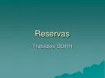 Reservas - slide 1