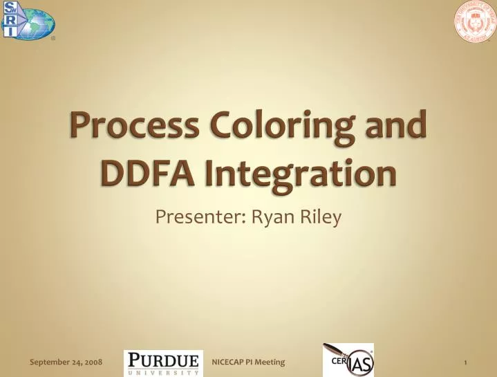 process coloring and ddfa integration