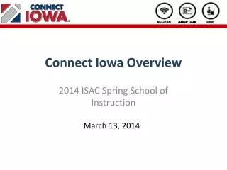 Connect Iowa Overview