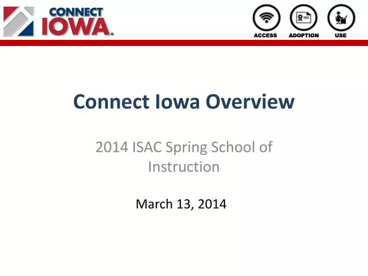 connect iowa overview