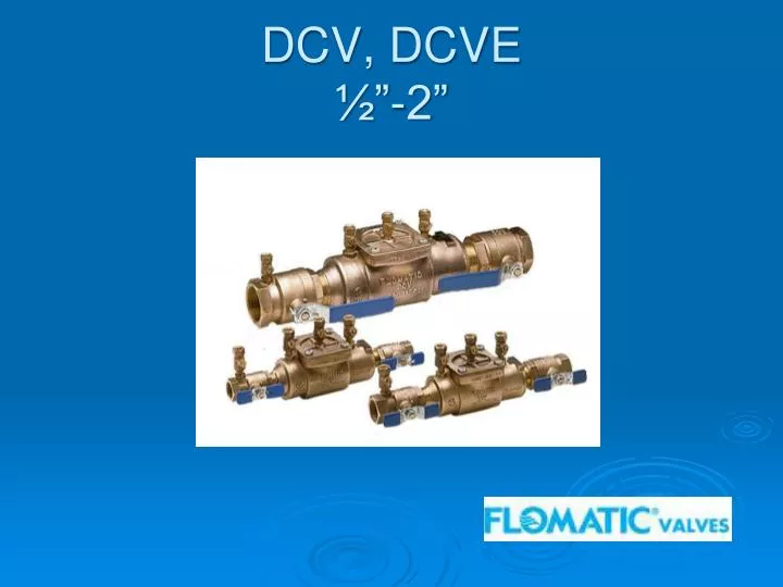 dcv dcve 2