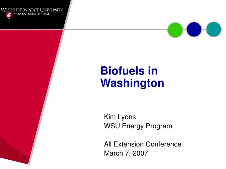 biofuels in washington