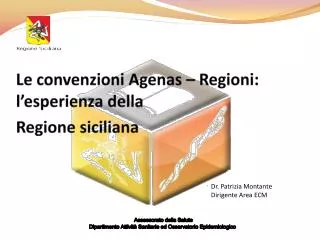 le convenzioni agenas regioni l esperienza della regione siciliana