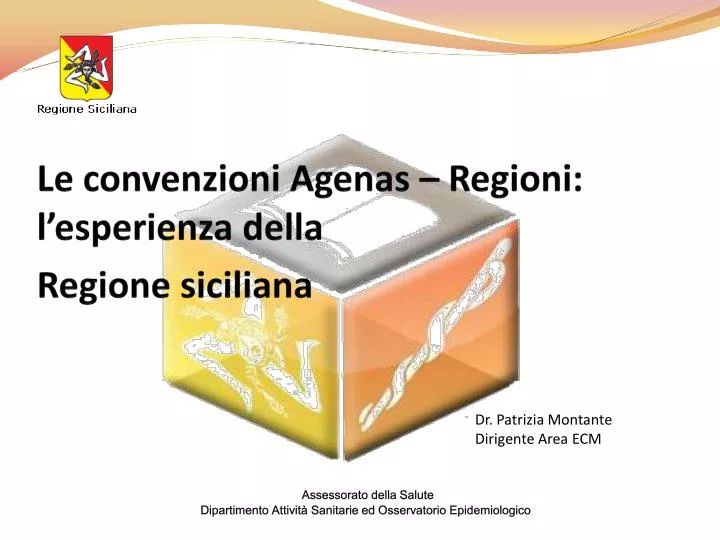 le convenzioni agenas regioni l esperienza della regione siciliana