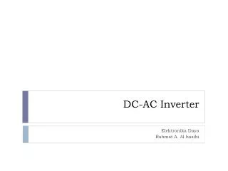 DC-AC Inverter