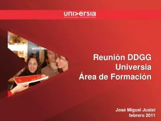 reuni n ddgg universia rea de formaci n