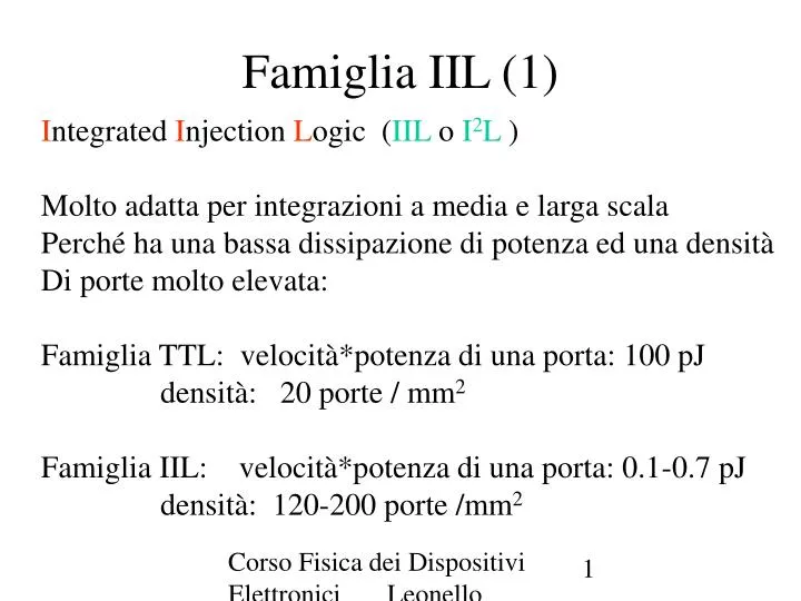 famiglia iil 1