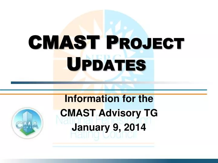 cmast project updates