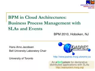 BPM in Cloud Architectures: Business Process Management with SLAs and Events